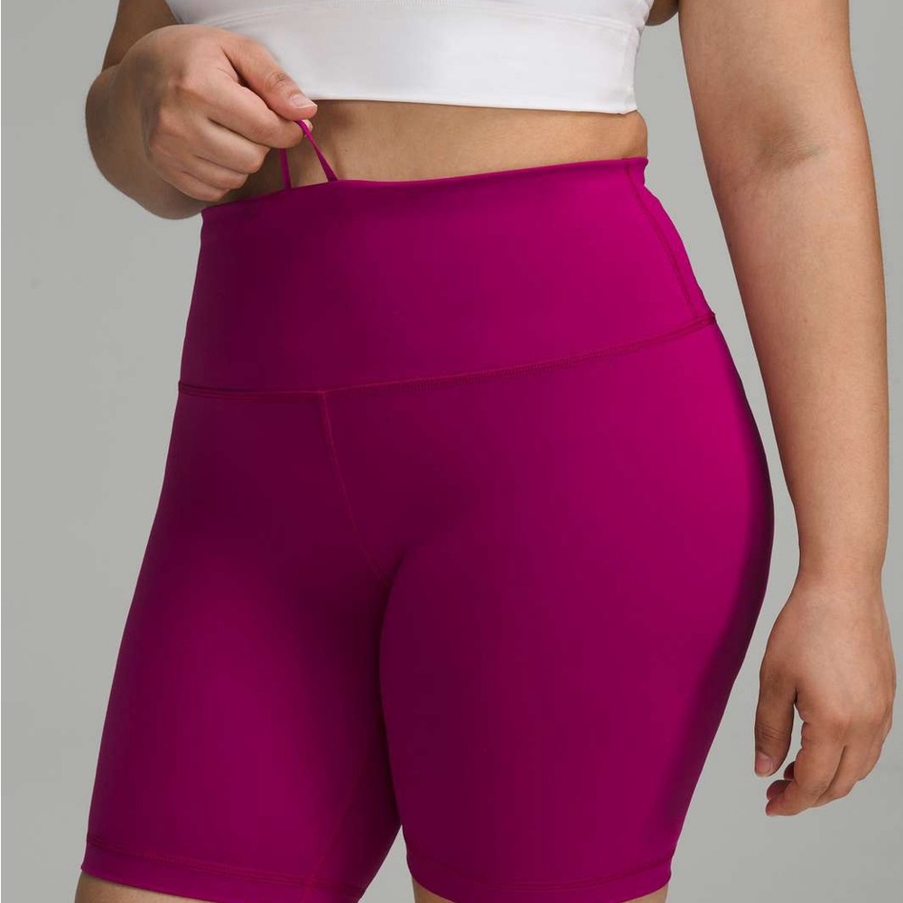 Lululemon wunder train biker shorts